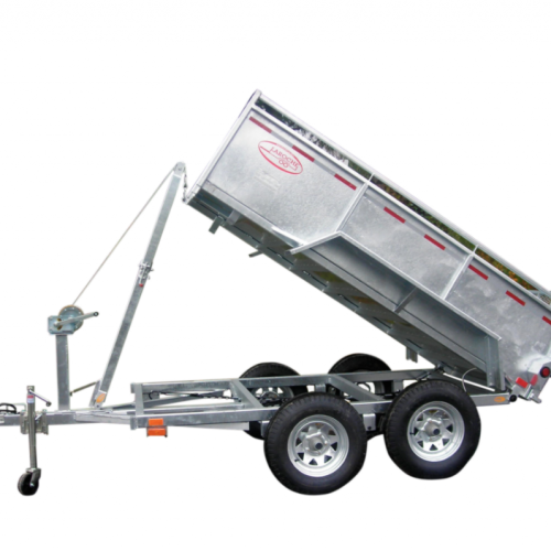 Modèle GAT (Dompeur winch) de Benne basculante - Remorque Laroche